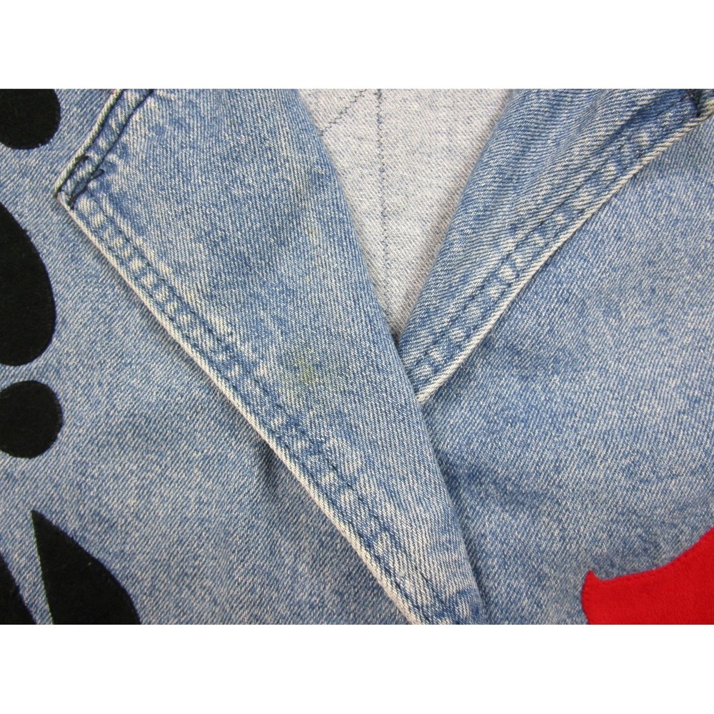 Vintage 90s Sundance x Moxie Denim Chore Coat Women's (M) Buffalo Santa Fe USA - Picture 5 of 16
